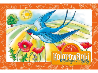 Kolorowanka B5 Młodego Artysty - Galeria 3 GAL-101 "Ptaki"