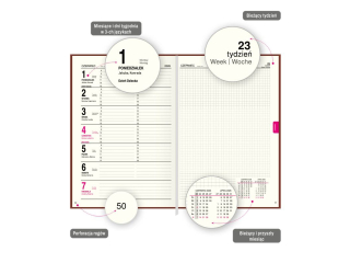 Terminarz O-PRESS A5 tygodniowy 2026