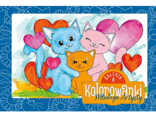 Kolorowanka B5 Młodego Artysty - Galeria 6 GAL-104 "Koteczki i Pieseczki"