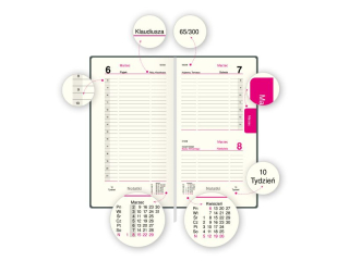 Organizer 3/4 B5 dzienny 2026