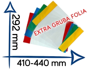 OR-22 Okładka EXTRA gruba folia 292 x 410-440 mm