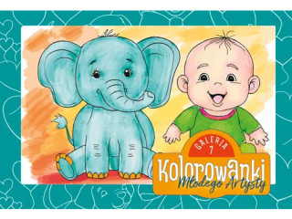 Kolorowanka B5 Młodego Artysty - Galeria 7 GAL-105 "Bobasy i Zwierzaki"