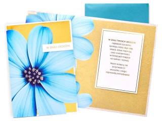 Kartka KUKARTKA DKP-099 Urodziny (kwiat)
