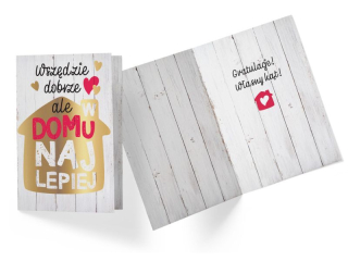 Kartka KUKARTKA PP-2210 W domu najlepiej