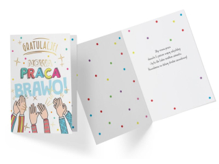 Kartka KUKARTKA PP-2211 Gratulacje (nowa praca)