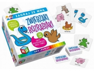 Gra MULTIGRA Pamięć - Zwierzaki rozrabiaki