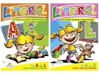 Książeczka edukacyjna KRZESIEK A4 16k. Literki mix