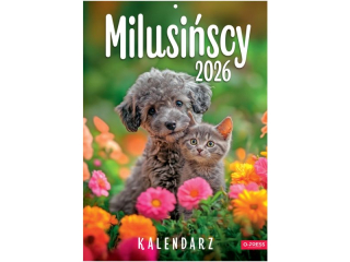 Kalendarz cienny O-PRESS A4 Milusiscy 2026