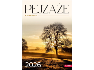 Kalendarz cienny O-PRESS A4 Pejzae 2026