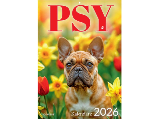 Kalendarz cienny O-PRESS A4 Psy 2026