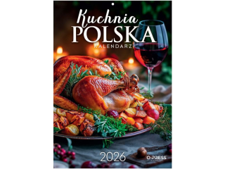 Kalendarz cienny O-PRESS A4 Kuchnia Polska 2026