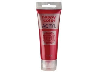 Farba akrylowa 75 ml, karminowy, Happy Color