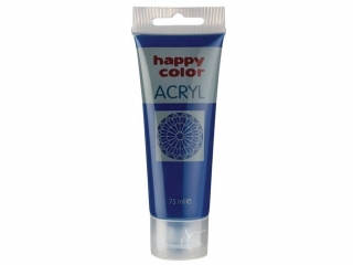 Farba akrylowa 75 ml, granatowy, Happy Color