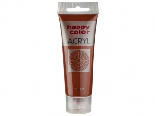 Farba akrylowa 75 ml, brązowy, Happy Color