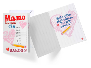 Kartka KUKARTKA PP-1772 Mama