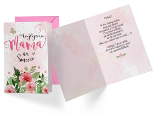 Kartka KUKARTKA PP-2083 Najlepsza mama (kwiaty)