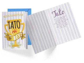 Kartka KUKARTKA PP-2088 Tata (puchar)