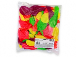 Balony PENWORD 10" Neon Mix kolorw 100szt