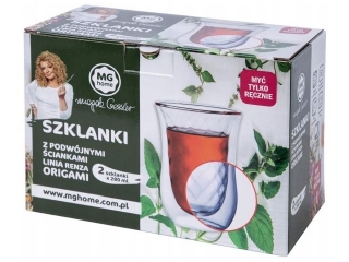 2 Szklanki Termiczne MG Home Renza Origami 280ml (30 zł) 500pkt
