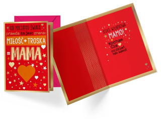 Kartka KUKARTKA PR-417 Mama