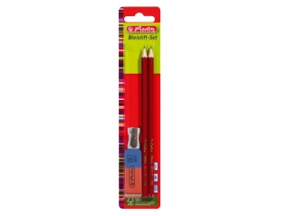 Zestaw Herlitz 2xołówek, gumka temperówk