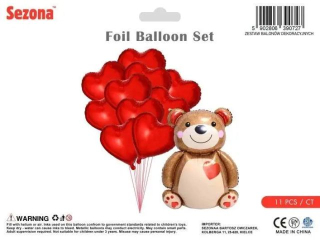 Balon Mi� z Sercami