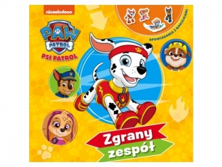 Książeczka MSZ Psi Patrol- Opowieści z naklejkami- Zgrany zespół
