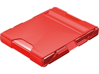 Szuflada HELIT Mobil czerwona - 2 szufladki