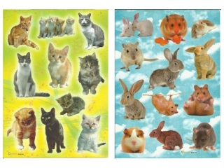 Naklejki POLSYR Du�e - Chomik/koty 25szt.