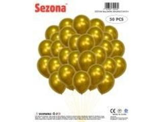 Zestaw balon�w 30 cm 50 szt - z�ote