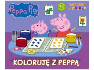 Kolorowanka MSZ Świnka Peppa- Zabawa w kolory