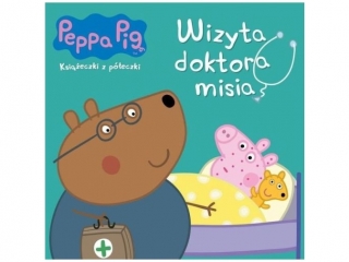 Książeczka MSZ Świnka Peppa- mała- Wizyta doktora Misia