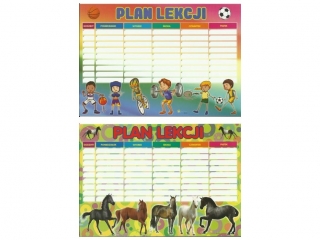 Plan lekcji POLSYR A4 25ark. - sport/konie