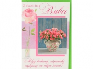 Kartki karnet B6 K-1550 Dzień Babci