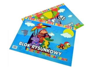 Blok rysunkowy kolorowy A3 20k. SCHEMAT