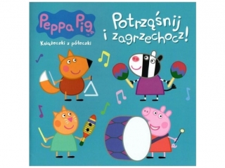 Książeczka MSZ Świnka Peppa- mała- Potrząśnij