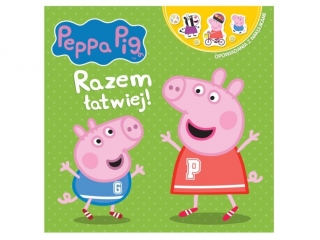 Książeczka MSZ Świnka Peppa- Opowieści z naklejkami- Razem