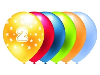BALON NADRUK "2" B163 a5