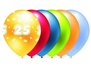 BALON NADRUK "25" B009 a5