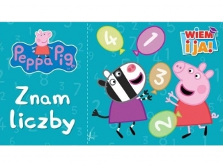 Książeczka MSZ Świnka Peppa- Wiem i ja- Znam liczby