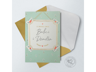 Kartki karnet PAN DRAGON HM 200-3245 Dzień Dziadka i Babci