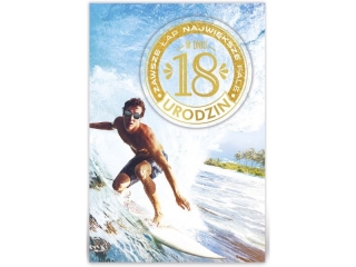 Kartki karnet B6 R Urodziny "18" 005