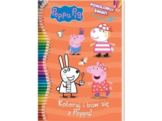 Kolorowanka MSZ Świnka Peppa- Pokoloruj 3