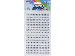 Dżety samoprzylepne DS11 srebrne 4mm