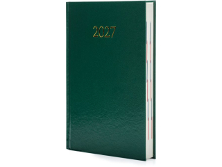 Kalendarz 2027 Ekonomiczny A5 Dzienny Zielony