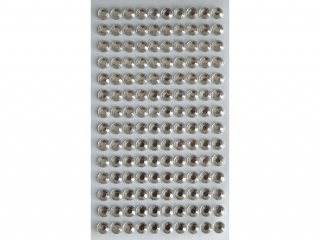 Dżety samoprzylepne DS21 srebrne 6mm