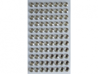 Dżety samoprzylepne DS31 srebrne 8mm