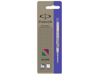 Wkłady do długopisów PARKER QuinkFlow niebieski (F) na blistrze