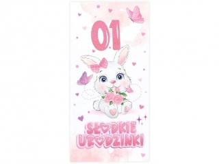 Kartki karnet DL-D Urodziny dziecice Nr.24