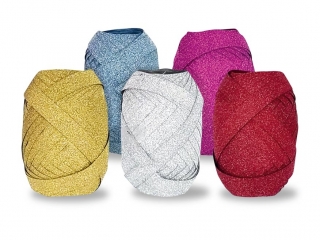 Wstążka jumbo brokat mix 20mx1cm